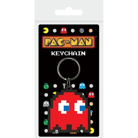 Pac-Man series official keyring featuring Blinky PVC Keychain | Pyramid