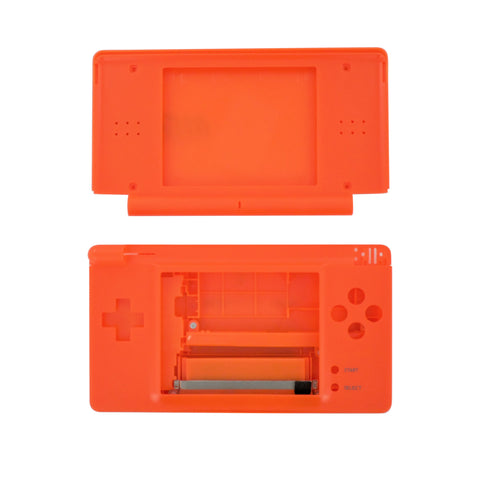 Full housing shell for Nintendo DS Lite console complete repair kit replacement - Narito Edition Orange | ZedLabz