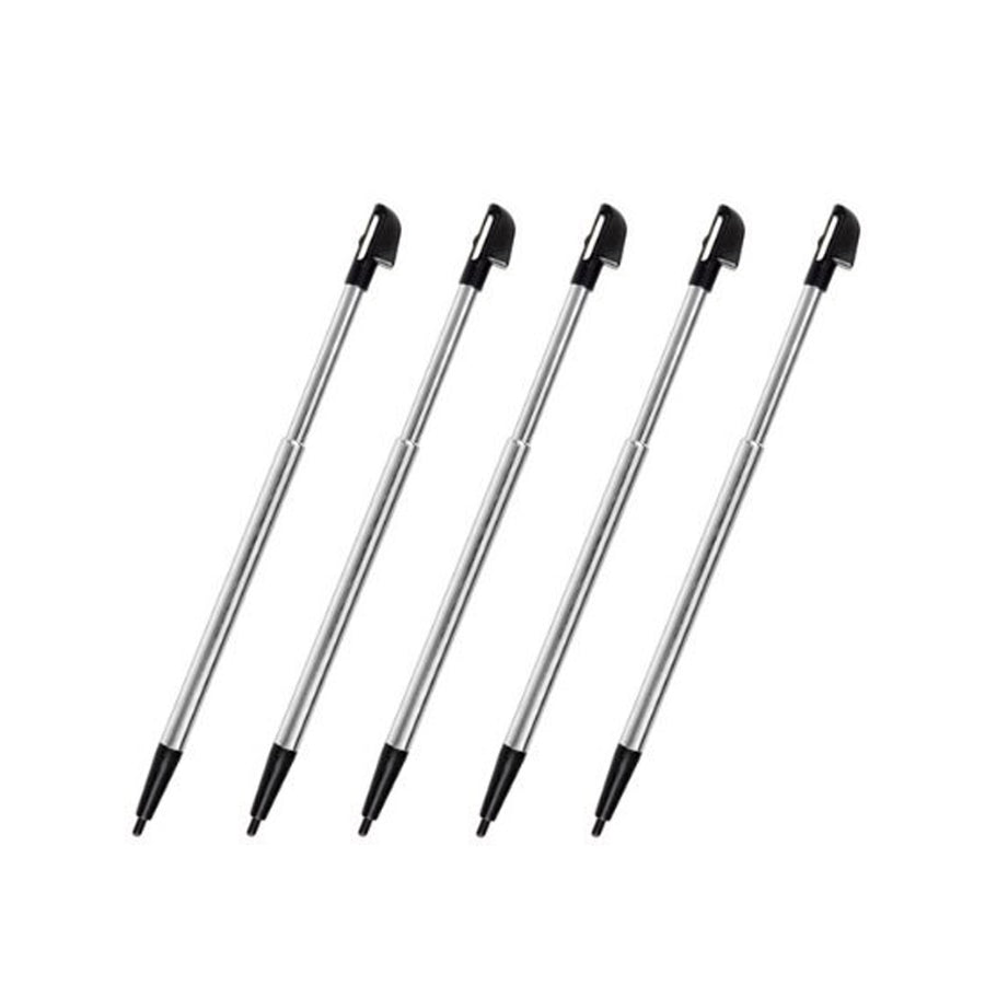 Metal Extendable Stylus Pen For Nintendo Wii U GamePad - 5 Pack Black | ZedLabz