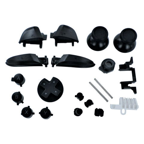 Complete button set for Nintendo Switch Pro controller full replacement - Black | ZedLabz