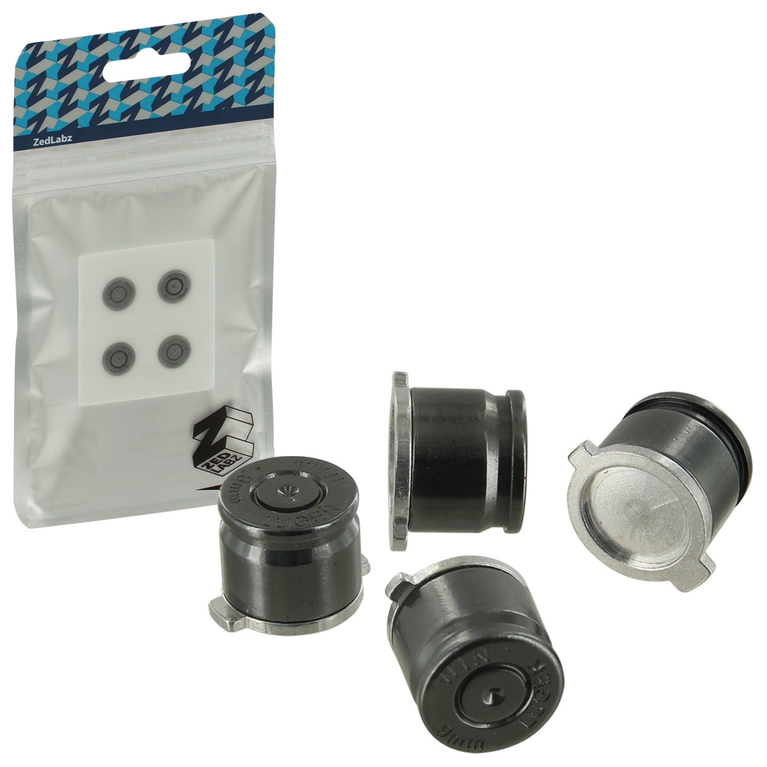 Aluminium Metal Bullet Action Button Set For Sony PS4 Controllers | ZedLabz