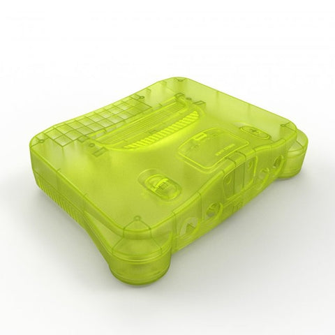 Replacement housing shell for Nintendo 64 N64 console - Extreme green | Teknogame