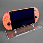 Display stand for Sony PS Vita 2000 handheld console - Crystal Black | Rose Colored Gaming
