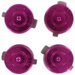 Aluminium Metal Bullet Action Button Set For Sony PS4 Controllers - Pink | ZedLabz
