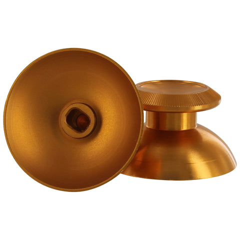 ZedLabz aluminium alloy metal analog thumbsticks for Sony PS4 controllers - gold