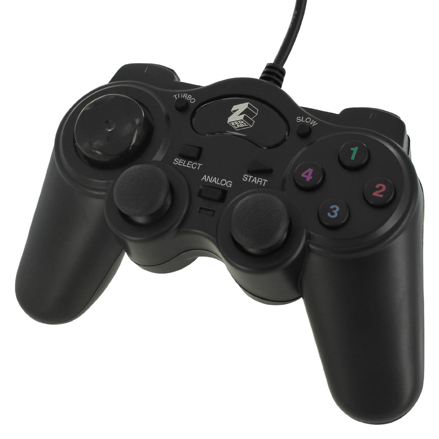 Wired controller for PS2 & PS1 - Black