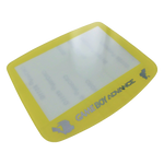 Screen lens GLASS for Nintendo Game Boy Advance replacement cover - Yellow/Holographic writing Pokemon Edition | ZedLabz