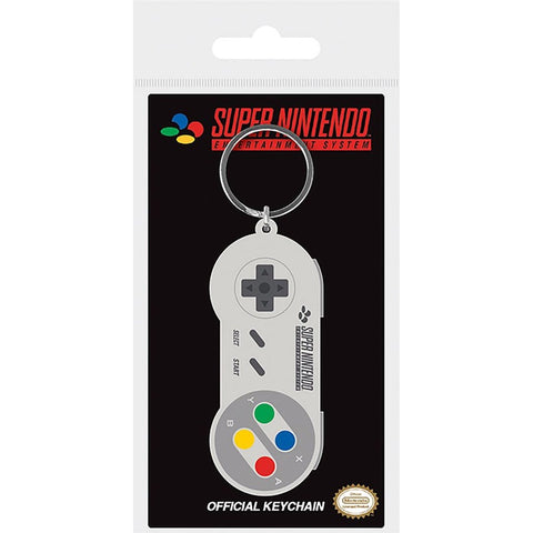 Super Nintendo Entertainement System Snes controller PVC official Keychain | Pyramid