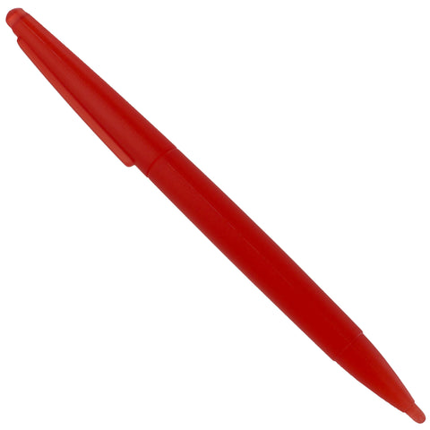 Large Semi Transparent Stylus Pens For Nintendo DS Family - 2 Pack Red | ZedLabz