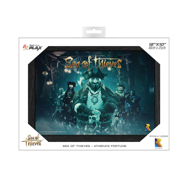 Sea of Thieves Guardians of Fortune Plax lenticular frame wall art officially licensed 10"x12" inch (25x30cm) | Pixel Frames