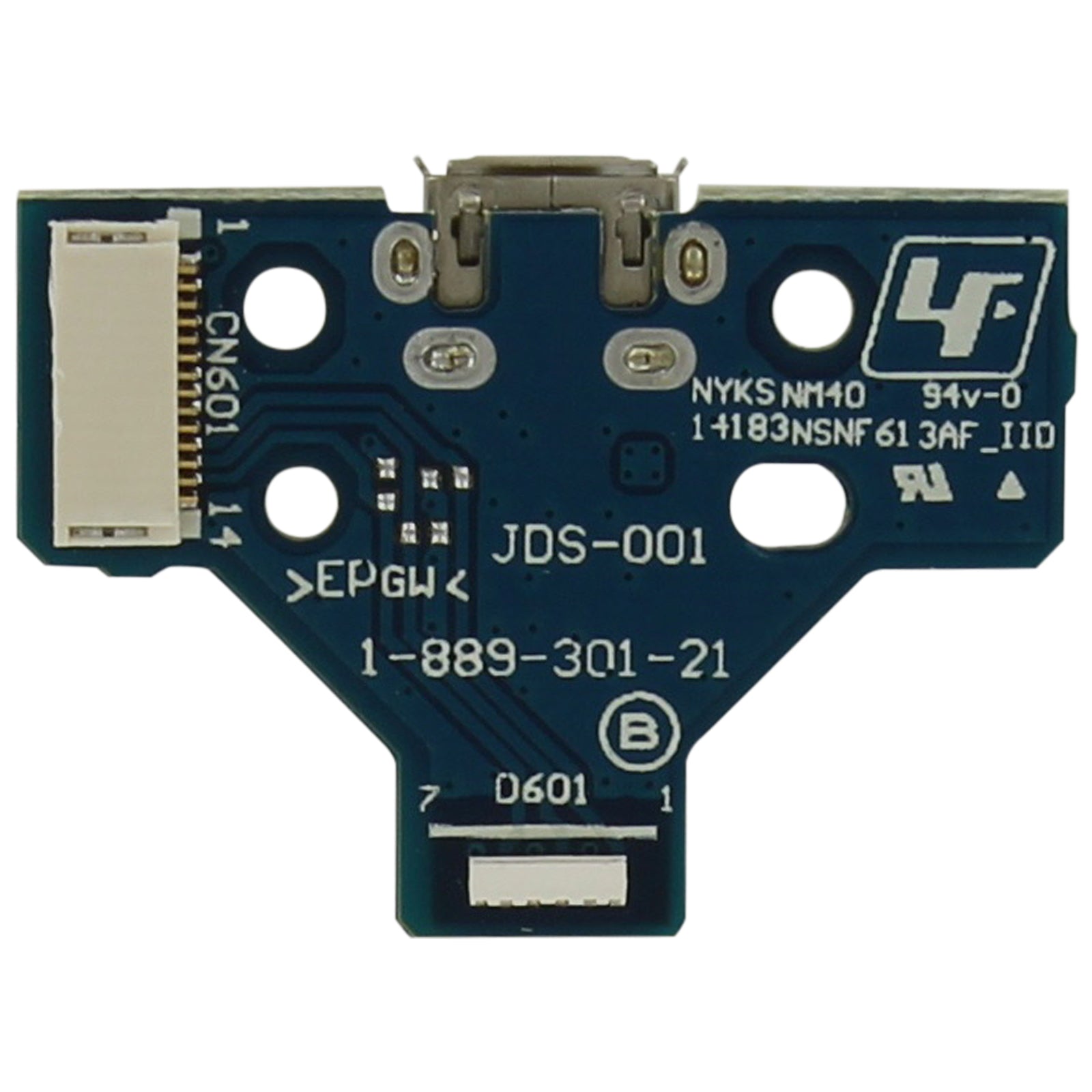 ZedLabz 14 pin V1 micro USB charging socket ic board for Sony PS4 controllers JDS - 001 - 3