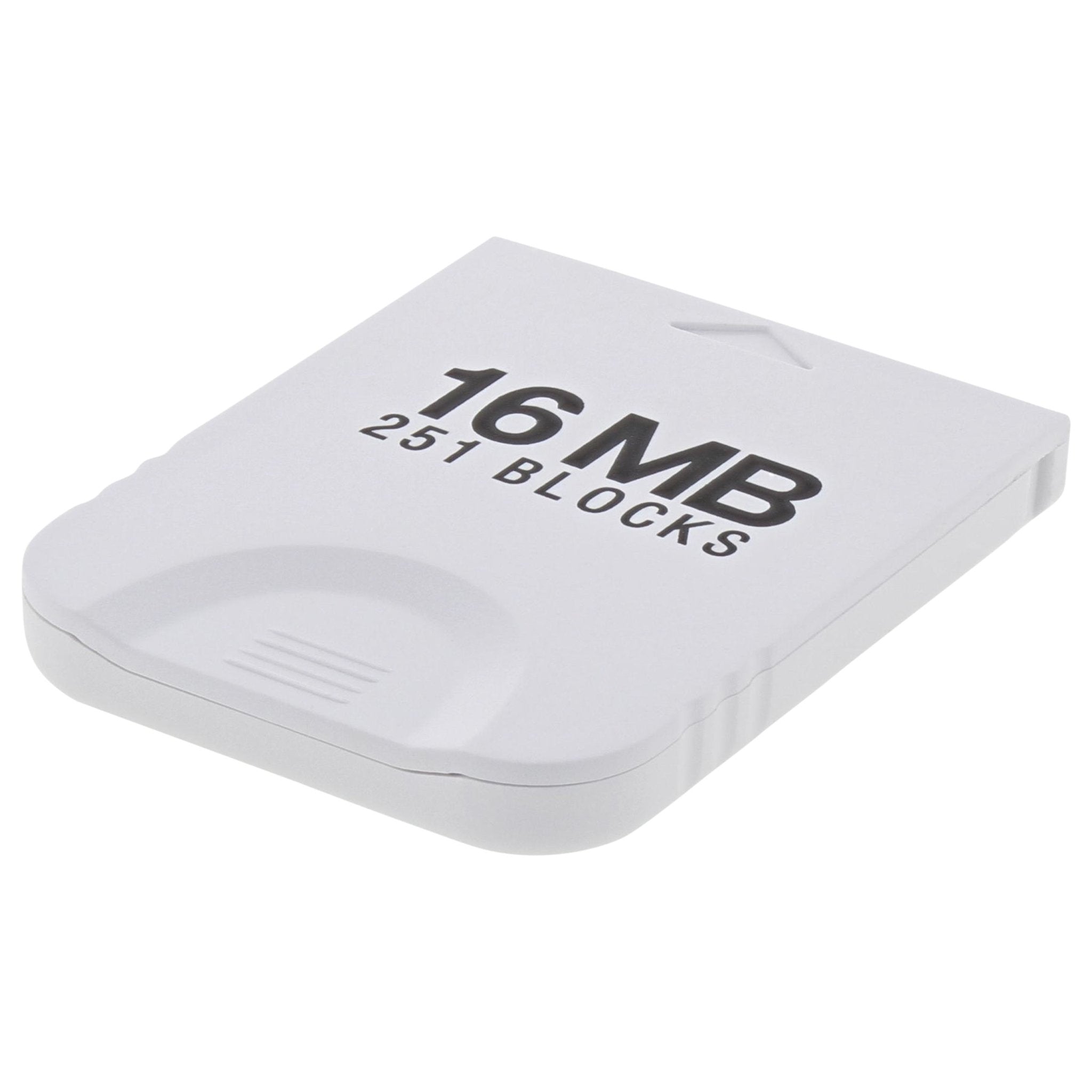 ZedLabz 16MB memory card for Nintendo GameCube GC & Wii 251 block - white - 1