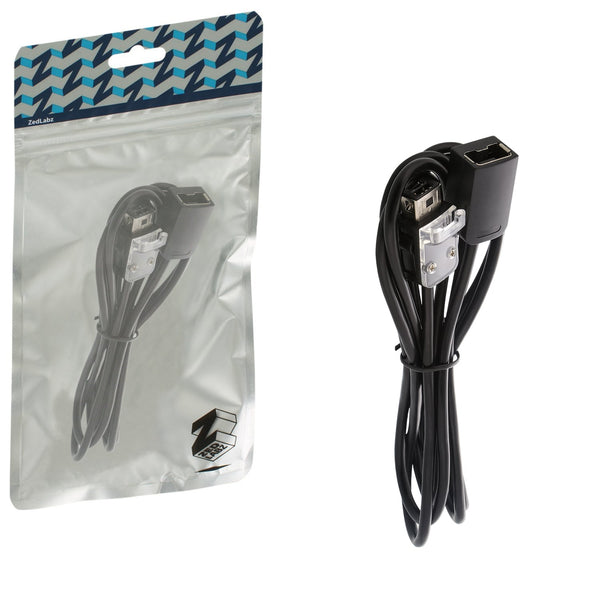 ZedLabz 1.8m extension cable cord lead for Nintendo NES classic, Wii U & Wii – black