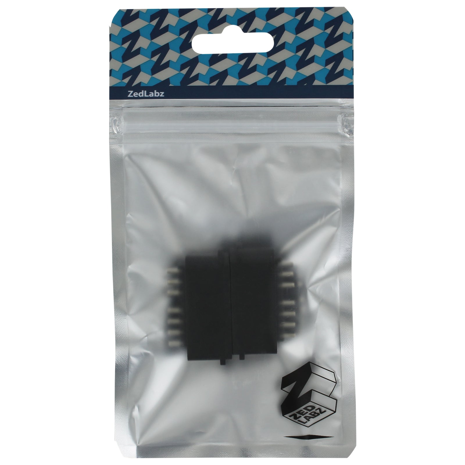 ZedLabz 7 pin female controller connector port for Nintendo Snes console - 2 pack black - 4