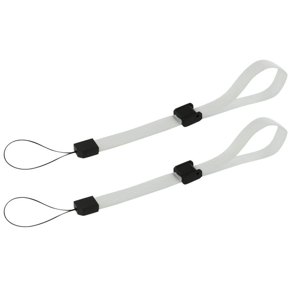 ZedLabz adjustable wrist strap for handheld games consoles, cameras & mobiles – 2 pack Black & White