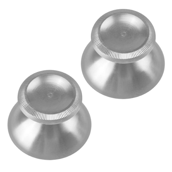 ZedLabz aluminium alloy metal analog thumbsticks for Microsoft Xbox 360 controllers - silver