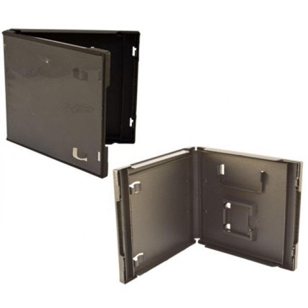 ZedLabz Compatible replacement Nintendo DS retail game cartridge case - 2 pack black - 2