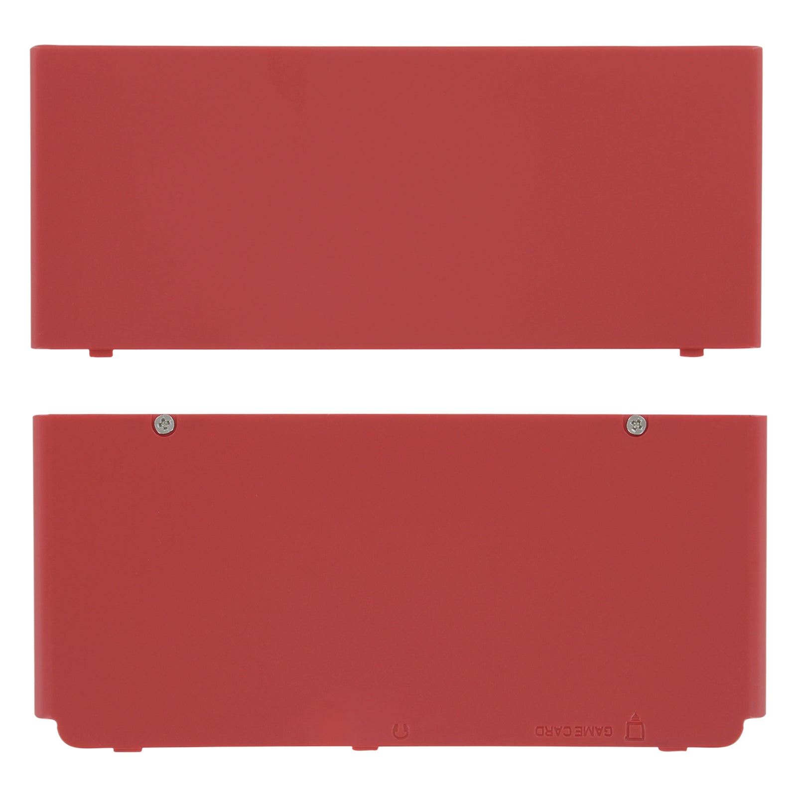 ZedLabz compatible top & bottom cover plates for Nintendo new 3DS console - Red - 2
