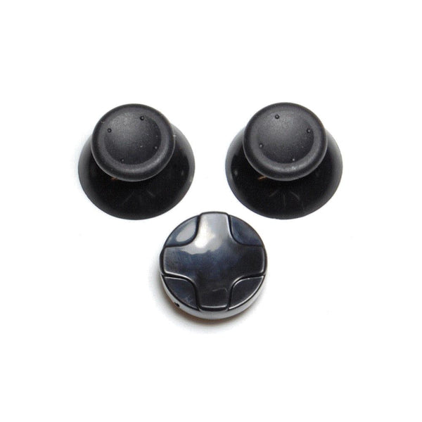 ZedLabz concave analog thumbsticks grip sticks & D Pad mod kit for Microsoft Xbox 360 - black