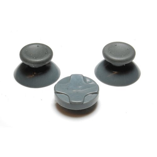 ZedLabz concave analog thumbsticks grip sticks & D Pad mod kit for Microsoft Xbox 360 - grey