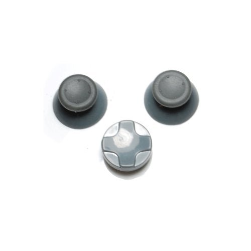 ZedLabz concave analog thumbsticks grip sticks & D Pad mod kit for Microsoft Xbox 360 - grey