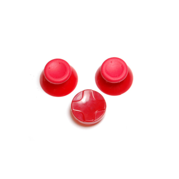 ZedLabz concave analog thumbsticks grip sticks & D Pad mod kit for Microsoft Xbox 360 - red
