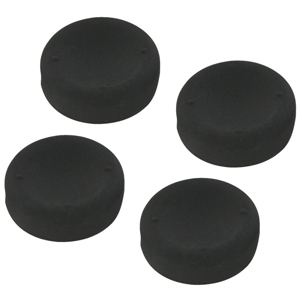 ZedLabz concave soft silicone thumb grips for Sony PS4 controller analog sticks - 4 pack black