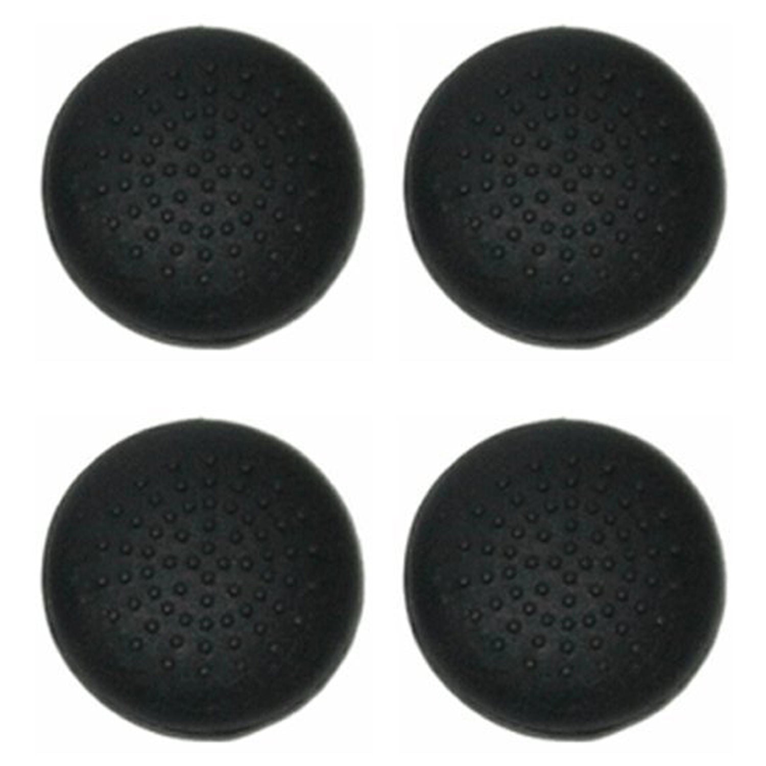 ZedLabz convex dotted silicone thumbstick grips for PS3 controller thumb stick caps - 4 pack black - 3