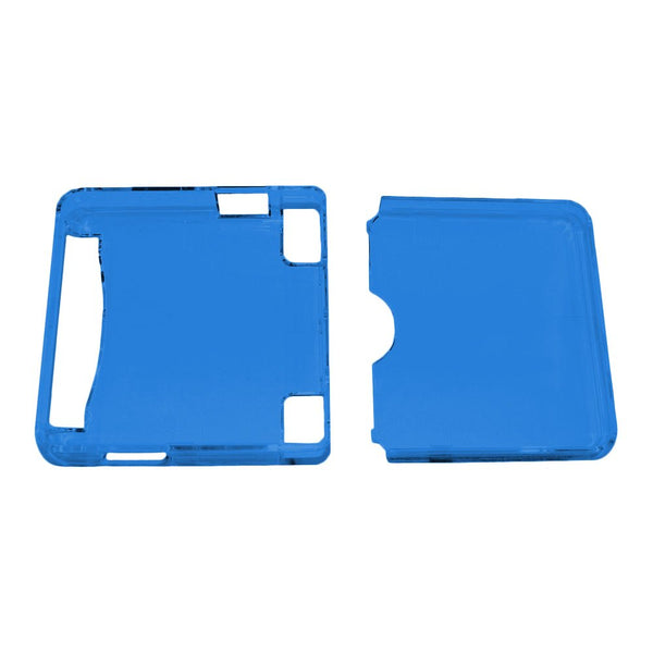 ZedLabz crystal case shell protective hard cover for Nintendo Game Boy Advance SP - clear blue