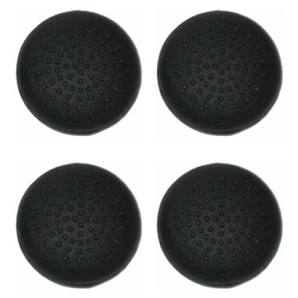 ZedLabz dotted convex silicone thumb grips for Sony PS4 controllers thumb stick caps - 4 pack black