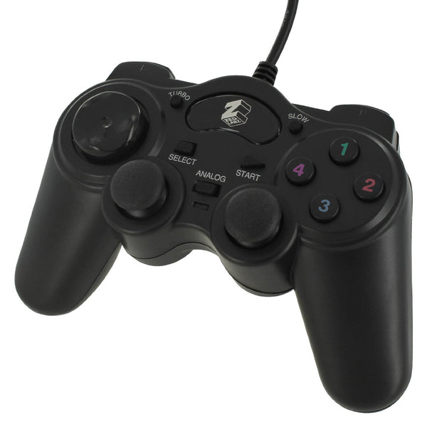 ZedLabz essentials pack for Sony PS2 consoles, includes wired controller, AV cable & 8MB memory card