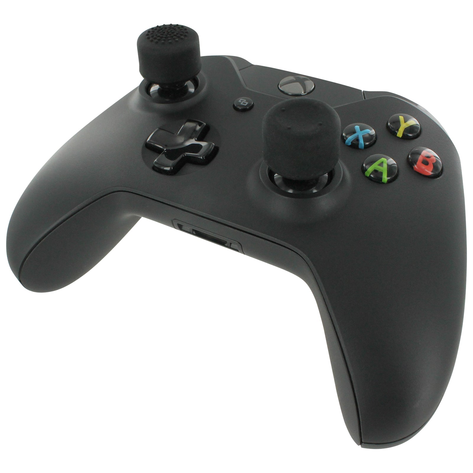 ZedLabz FPS concave & convex silicone XL tall thumb grip caps for Xbox One controller - 4 pack black - 4