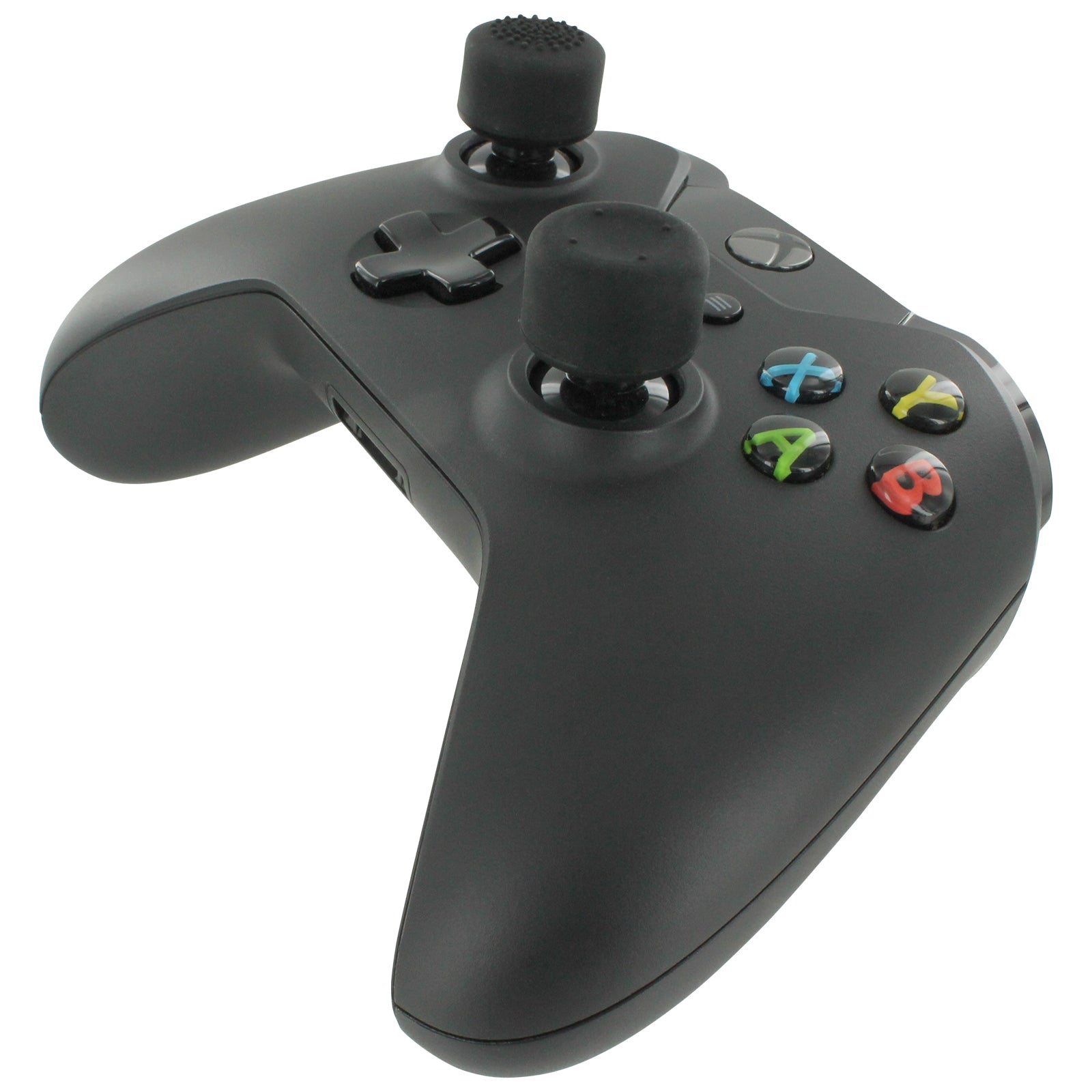 ZedLabz FPS concave & convex silicone XL tall thumb grip caps for Xbox One controller - 4 pack black - 5