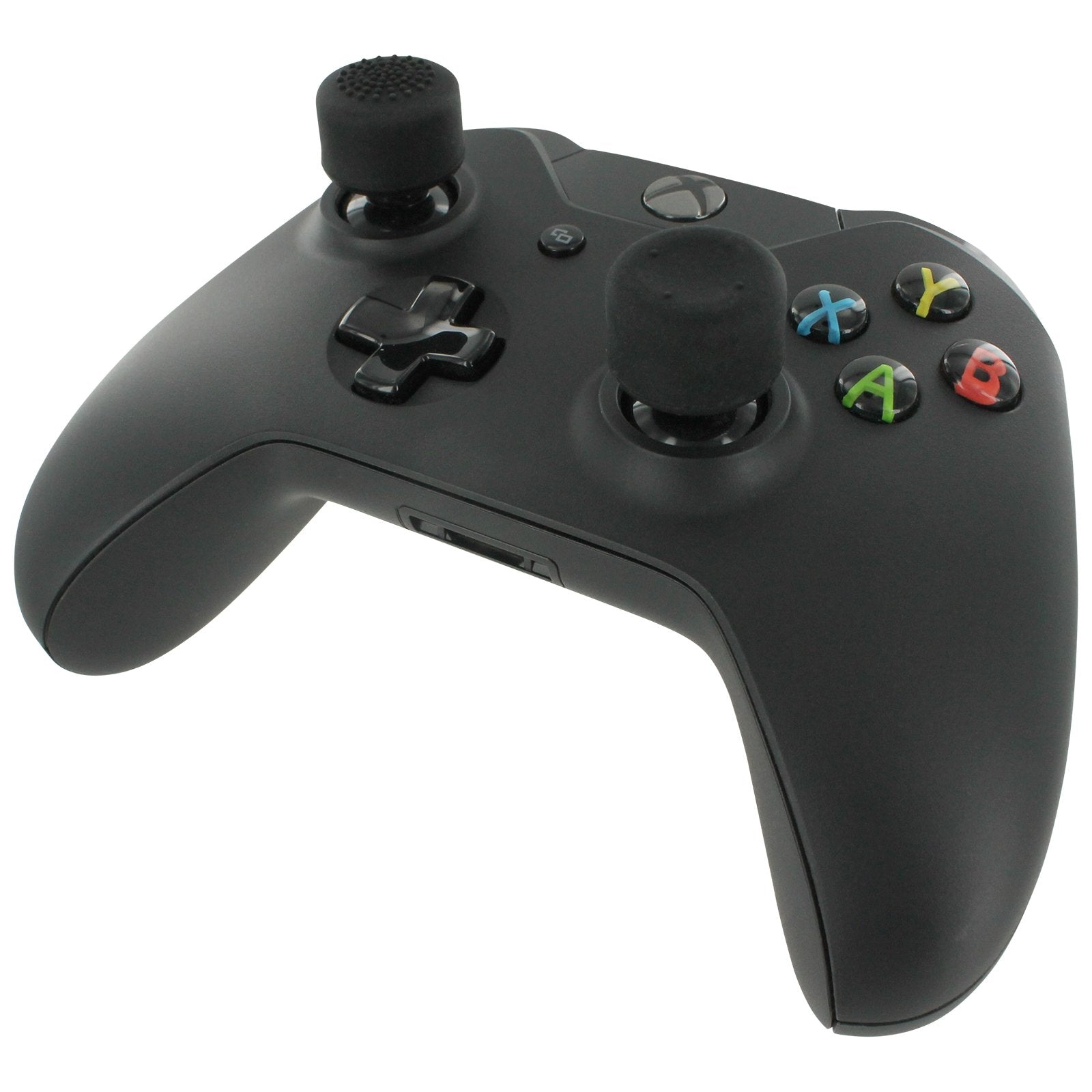 ZedLabz FPS concave & convex silicone XL tall thumb grip caps for Xbox One controller - 4 pack black - 8