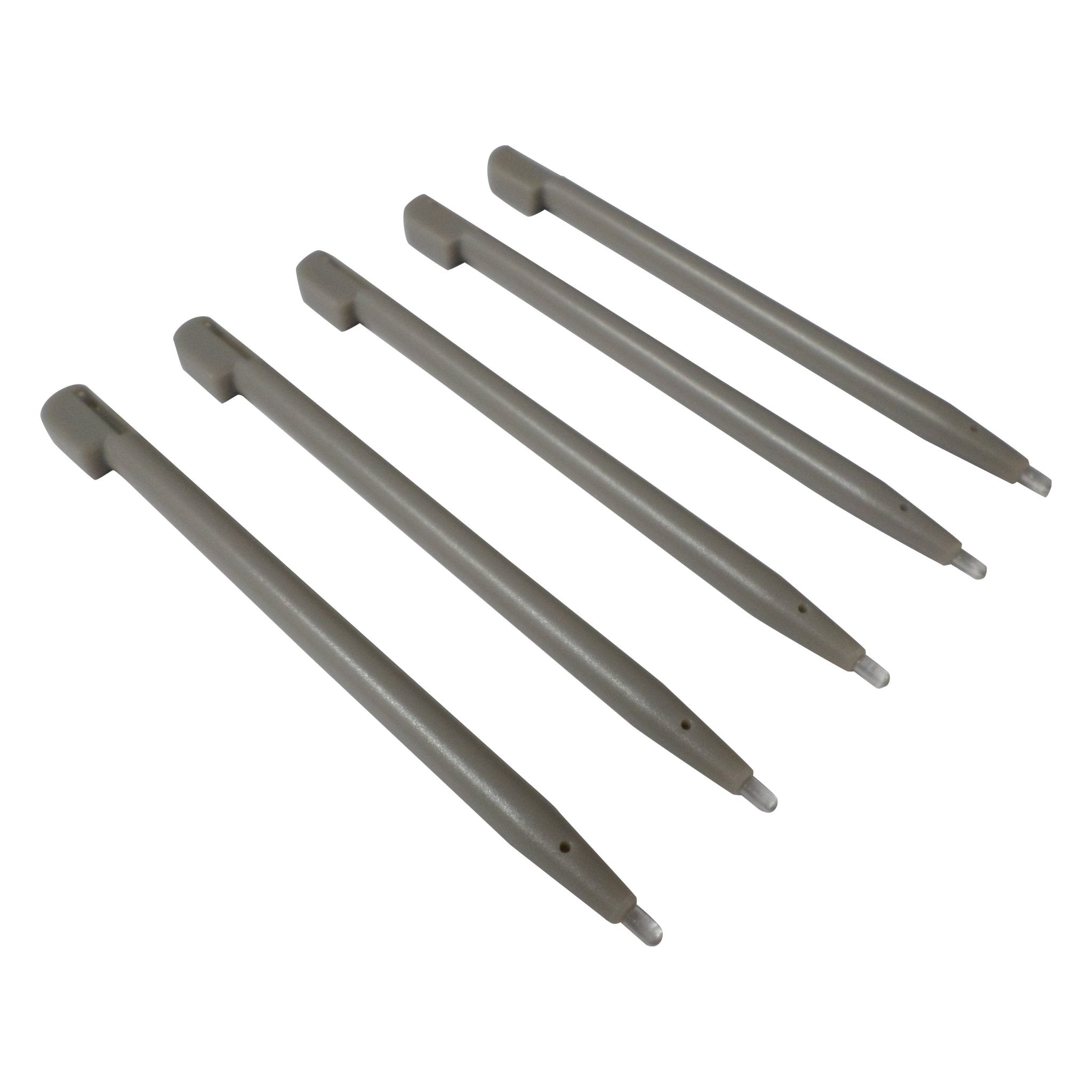 ZedLabz plastic stylus for Nintendo DS Lite (DSL NDSL) slot In touch pen - 5 pack Grey | ZedLabz - 1