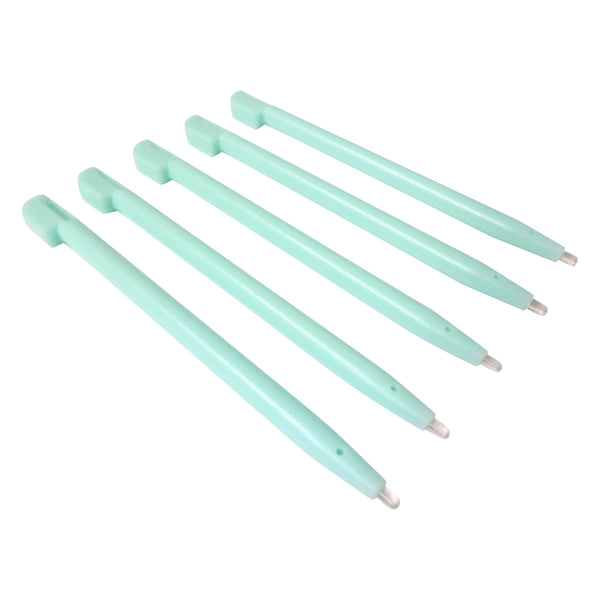 ZedLabz plastic stylus for Nintendo DS Lite (DSL NDSL) slot In touch pen - 5 pack Ice Blue | ZedLabz