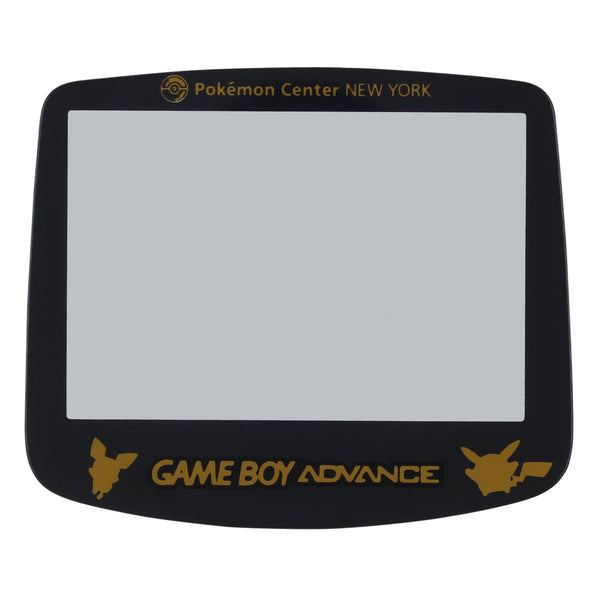 ZedLabz Pokemon centre New York edition replacement screen lens plastic cover with Pikachu for Nintendo Game Boy Advance