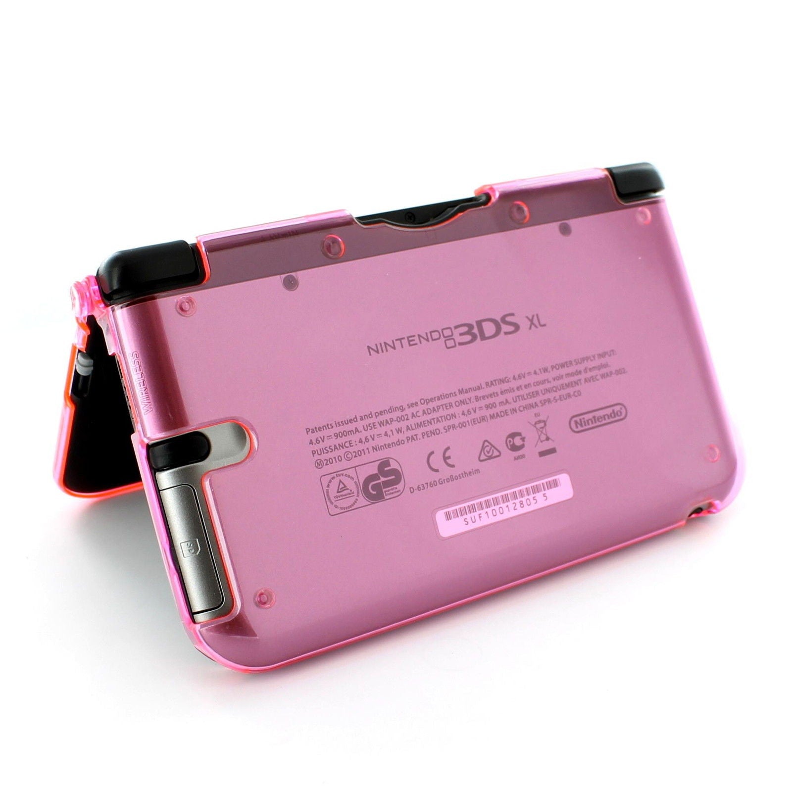 ZedLabz polycarbonate Armor Crystal Case for Nintendo 3DS XL - Pink Cl