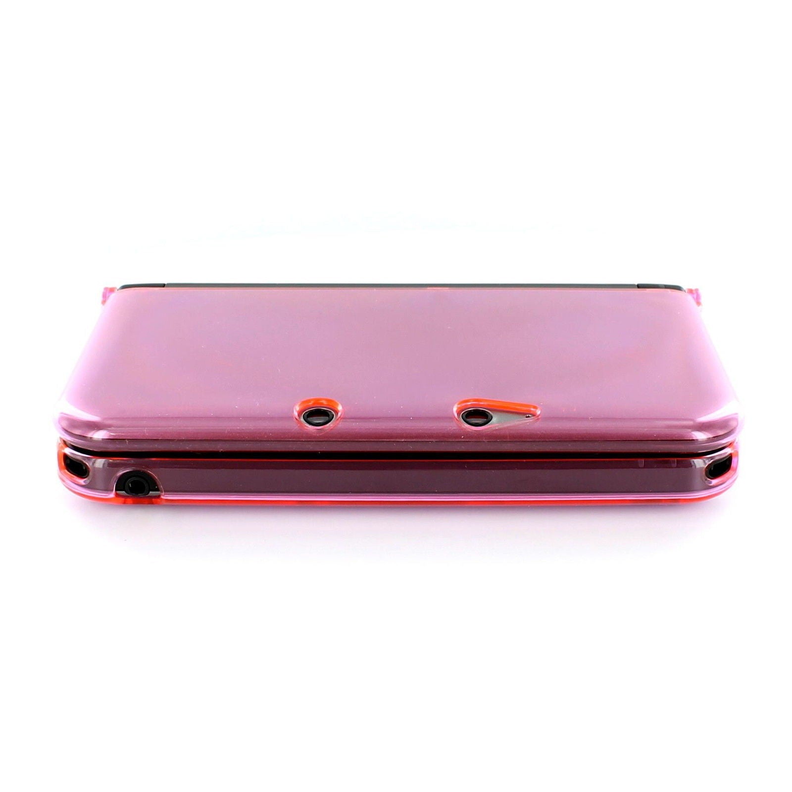 ZedLabz polycarbonate Armor Crystal Case for Nintendo 3DS XL - Pink Clear - 3