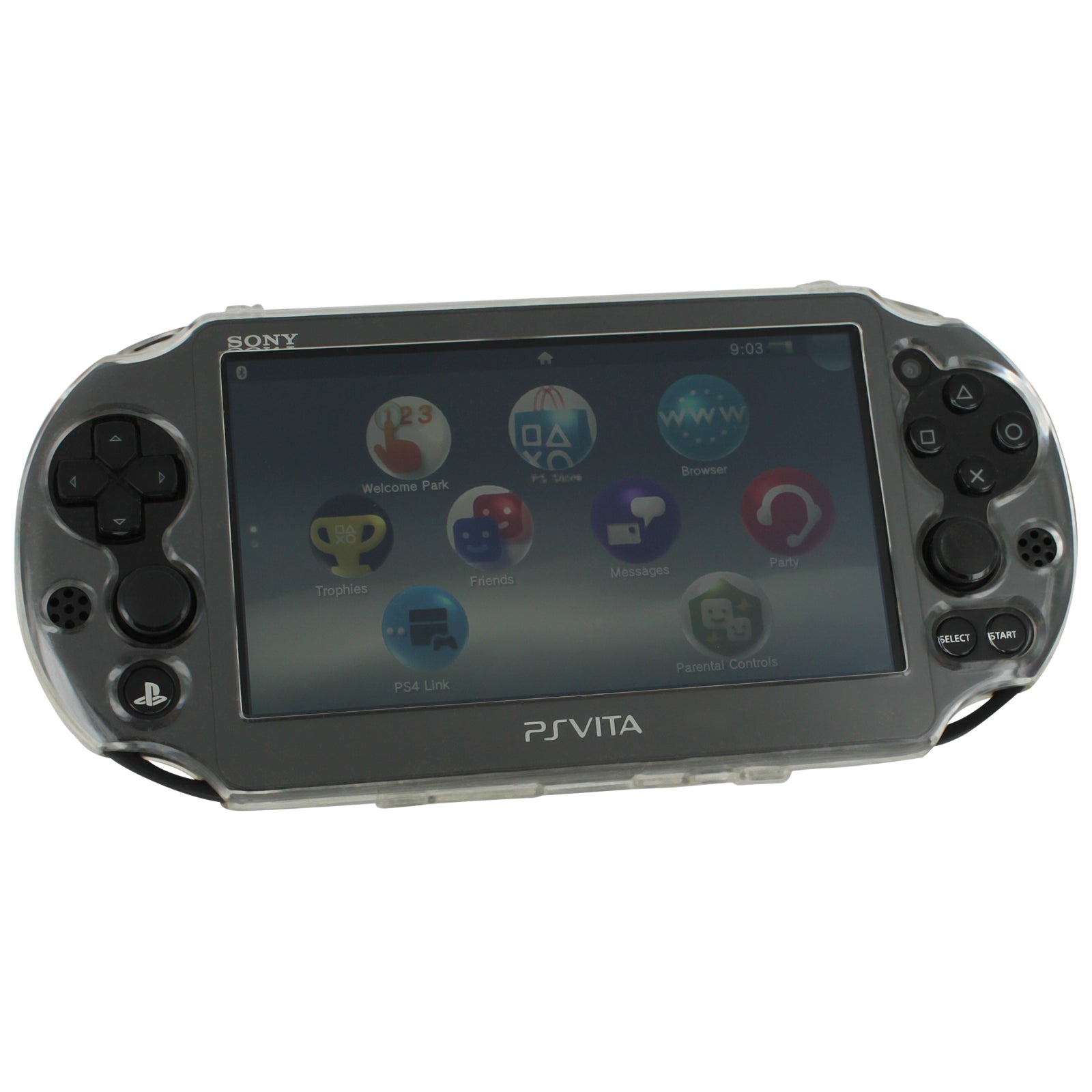 ZedLabz polycarbonate hard case cover shell protective armour for Sony PS Vita 2000 slim - clear