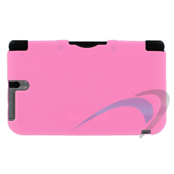 ZedLabz protective rubber Silicone Cover Case For Nintendo 3DS XL - Pink
