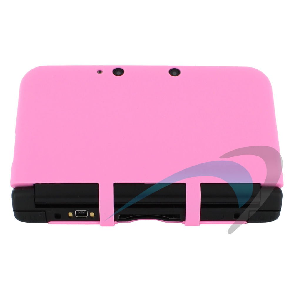 ZedLabz protective rubber Silicone Cover Case For Nintendo 3DS XL - Pink - 4