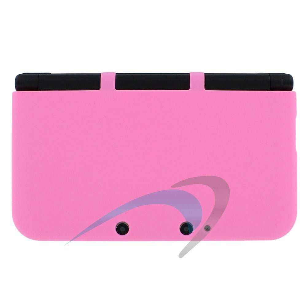 ZedLabz protective rubber Silicone Cover Case For Nintendo 3DS XL - Pink - 3
