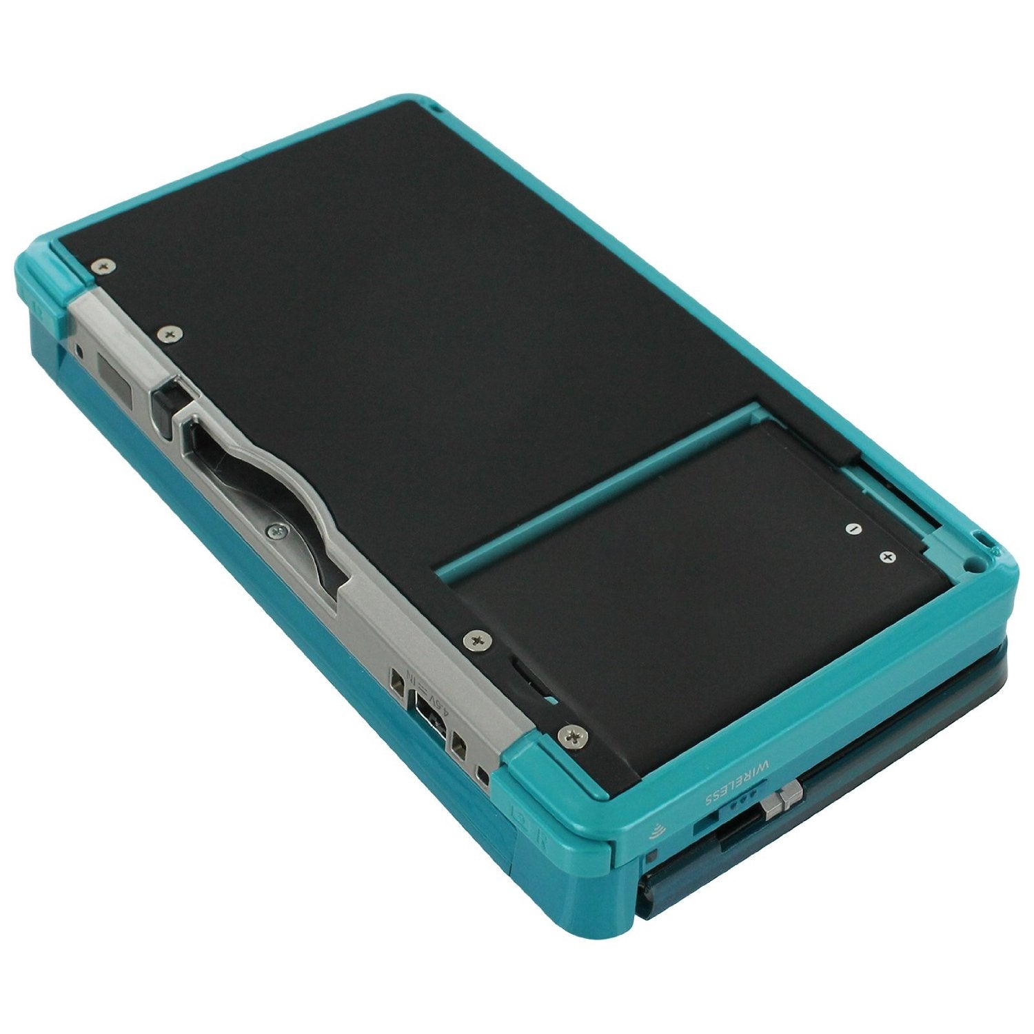 ZedLabz quick release black rubberised battery cover for Nintendo 3DS - 3