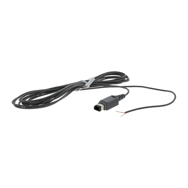 ZedLabz replacement 2.5m wire part for Nintendo Wii & Wii U sensor bar with connector - grey