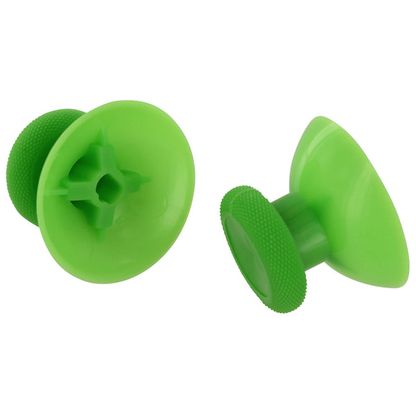 ZedLabz replacement concave rubber analog thumbsticks for Microsoft Xbox One controller - 2pk green