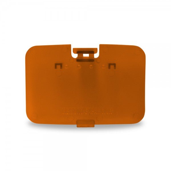 ZedLabz replacement expansion cover jumper pak door for Nintendo 64 N64 - Atomic orange - 1