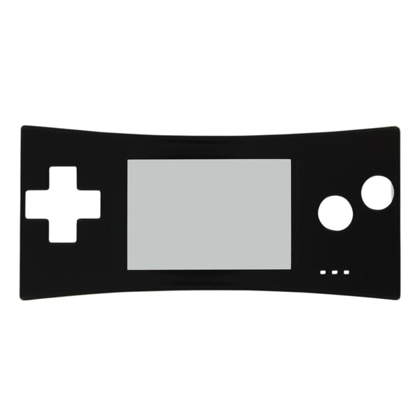 ZedLabz replacement faceplate screen lens for Nintendo Game Boy Micro - Black