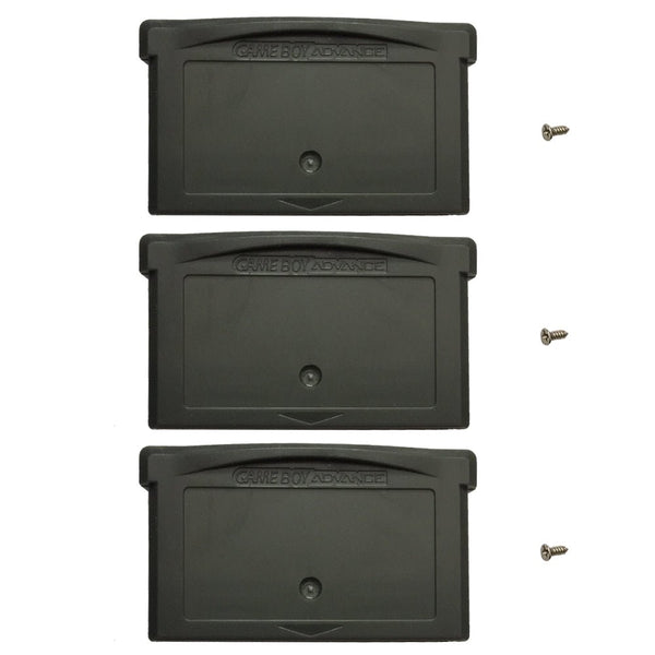 ZedLabz replacement game cartridge shell case for Nintendo Game boy advance games - 3 pack grey