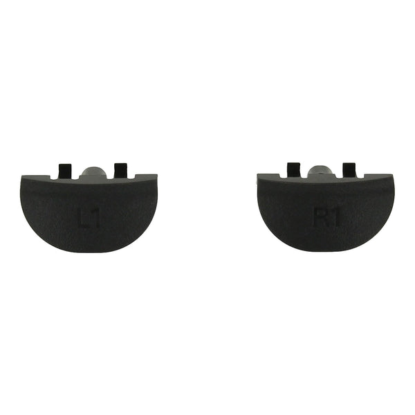 ZedLabz replacement genuine OEM L1 R1 buttons set for Sony PS4 controllers - black